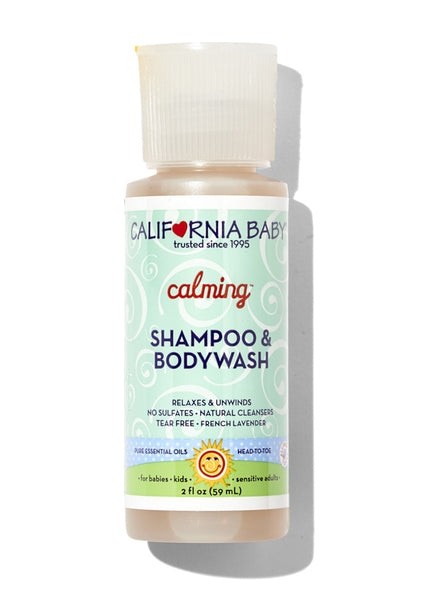 California Baby Champú y gel de baño súper sensible, sin fragancia, 19 onzas