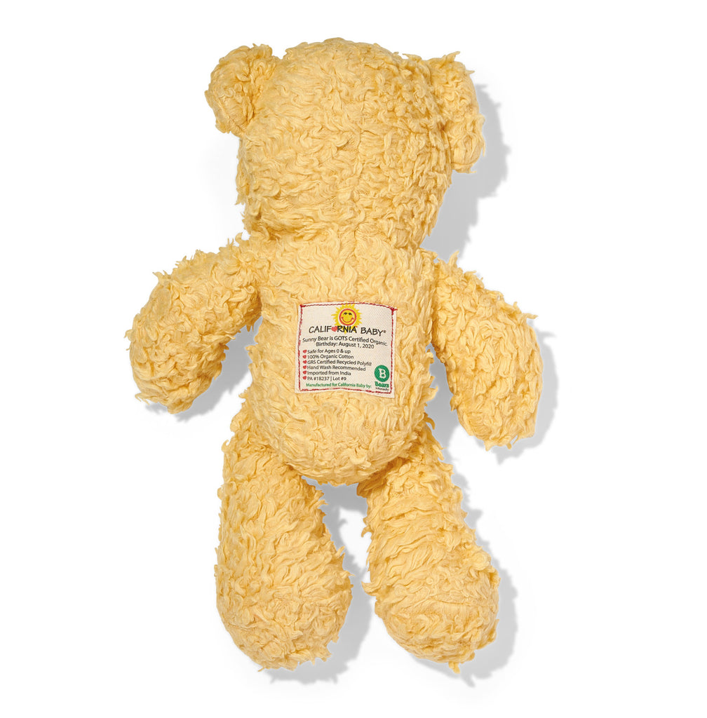 Certified Organic Cotton Sunny Teddy Bear