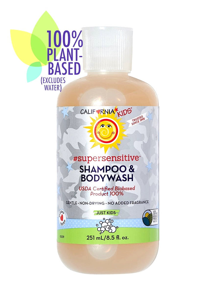 California Kids® Bodywash Shampoo & #supersensitive™