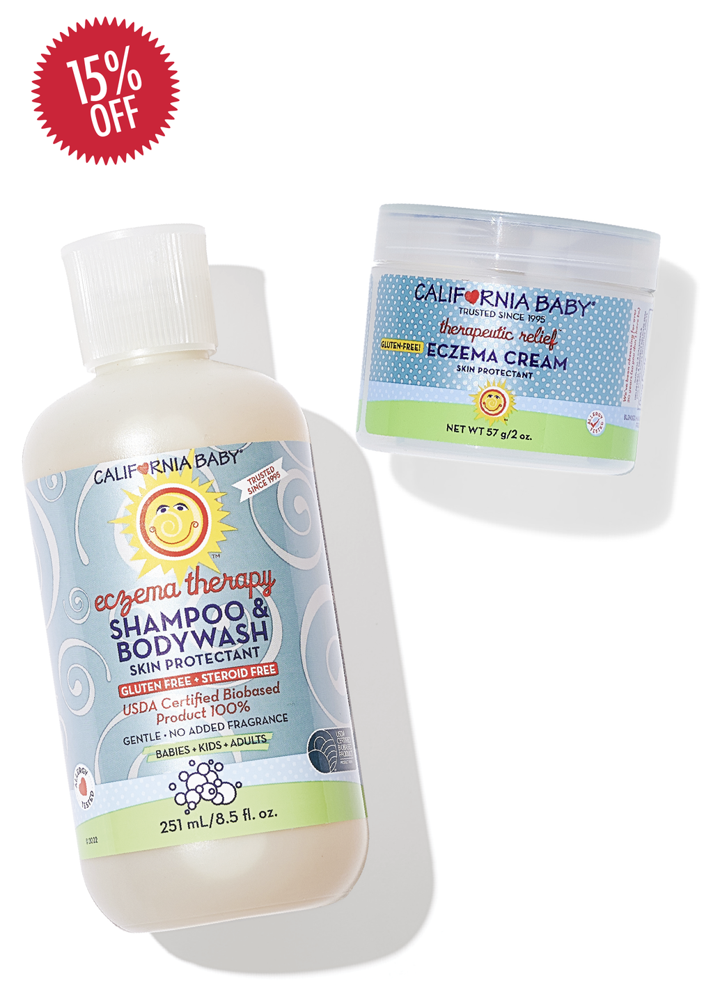 Eczema Cream Wash Bundle - Main Image