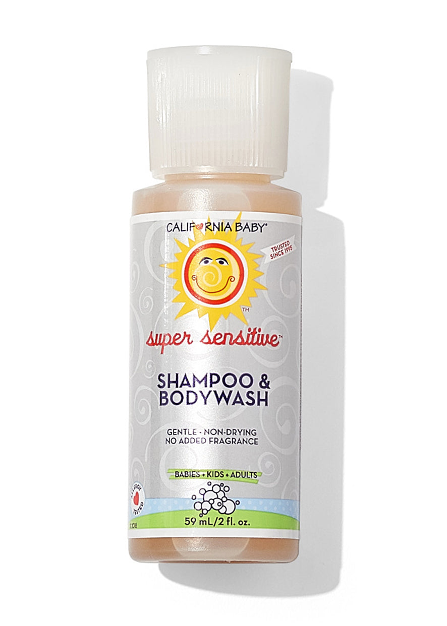 California baby super sensitive shampoo best sale & bodywash