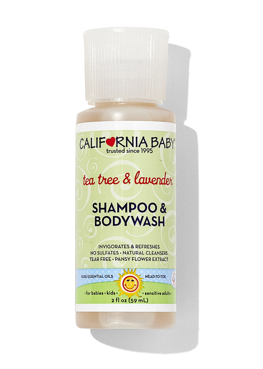 California baby tea tree sale and lavender shampoo & bodywash