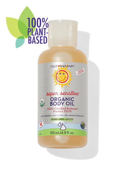 (No Fragrance) Super Sensitive Certified Organic Body Oil